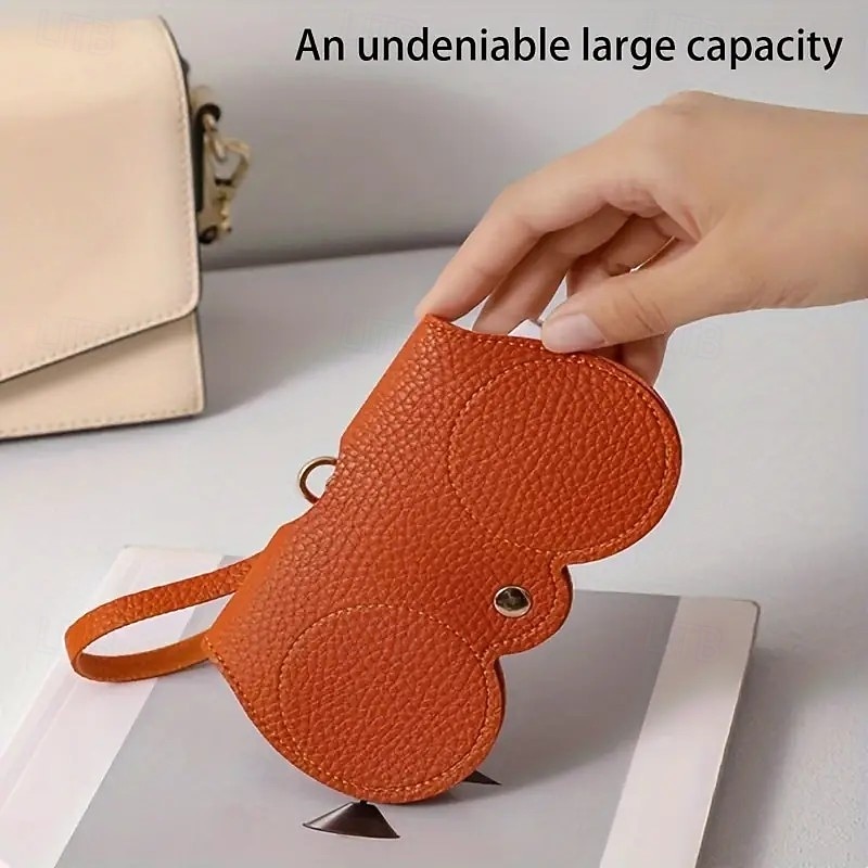 Мягкая кожаная сумка для солнцезащитных очков, 5 пар, портативный футляр для очков для женщин и мужчин, мягкий войлочный органайзер для очков с ремешком 2025 - $15.99 –P5