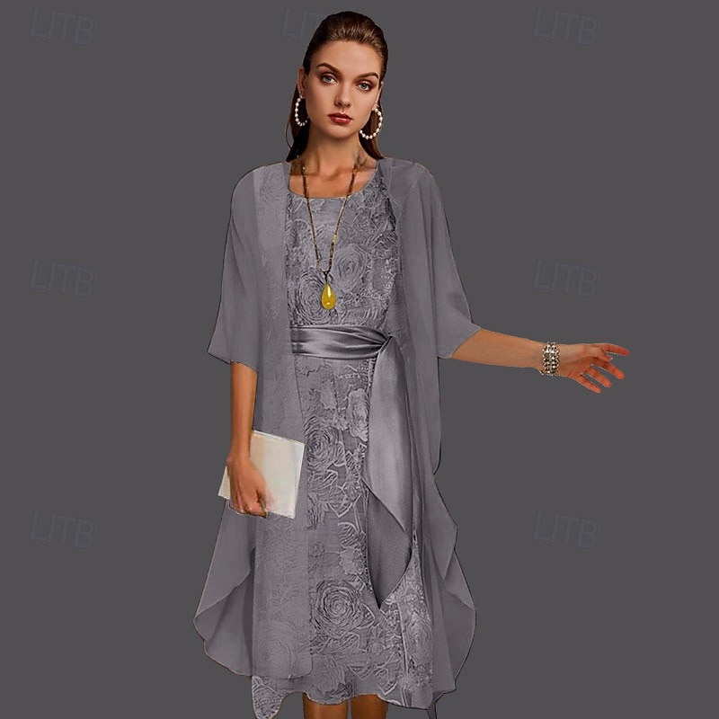 Xales Sólidos Casaco Jaqueta Femininos Envolvimentos Mãe Convidada para Casamento Envolvimentos Elegantes Manga Curta Chiffon Com Cor Pura para Festa Noturna Primavera  Outono para impressionar de 2025 por $34.99 –P1
