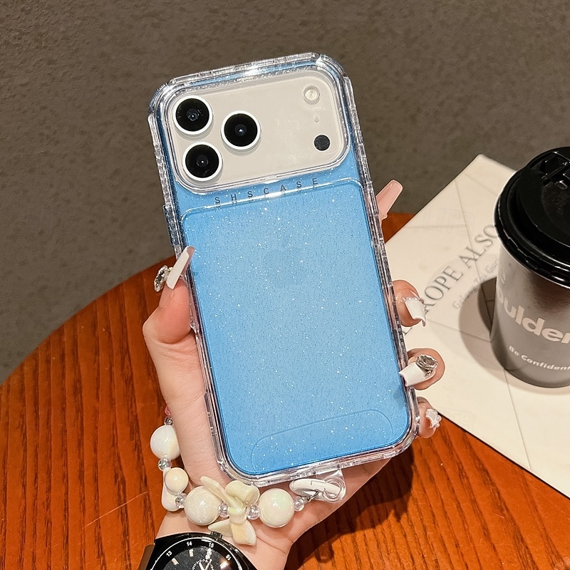 teléfono Funda Para iPhone 17 Pro Max 17 Air 16 15 14 Pro Max Plus 13 Pro Max Funda Trasera con cordón Brillo ostentoso brillante Antigolpes Retro TPU Acrílico 2025 - $12.99 –P10