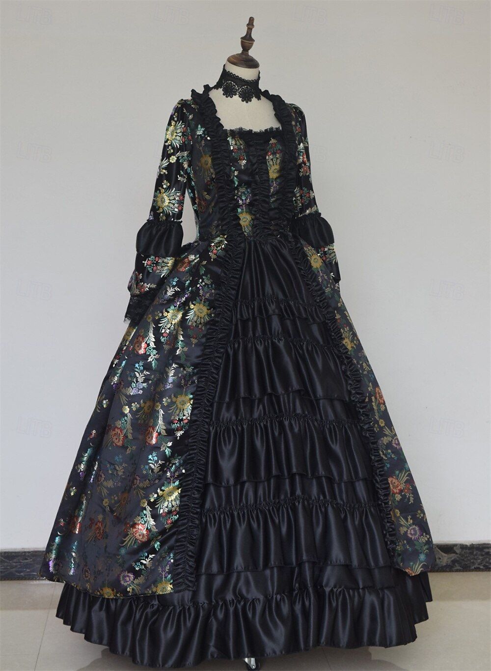 Γοτθική Λολίτα Ροκοκό Βικτοριανό Φανταστική φορεσιά Τουαλέτα Φόρεμα χορού Μεγάλα Μεγέθη Βασίλισσα Πριγκίπισσα Φλοράλ Φανταχτερή Φόρεμα Γυναικεία βασιλικός Απόκριες Επίδοση Μασκάρεμα Ρεν Φερ Ενηλίκων 2026 - $131.99 –P8