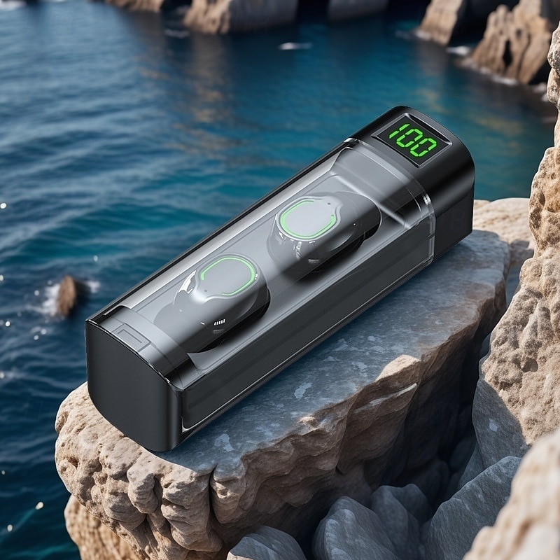 QB60 Zestaw słuchawkowy do prowadzenia telefonu bez użycia rąk Douszny Bluetooth 5.3 Głęboki bas Automatyczne parowanie na Apple Samsung Huawei Xiaomi MI Trening w siłowni Kemping i turystyka Trekking 2025 - $16.99 –P13