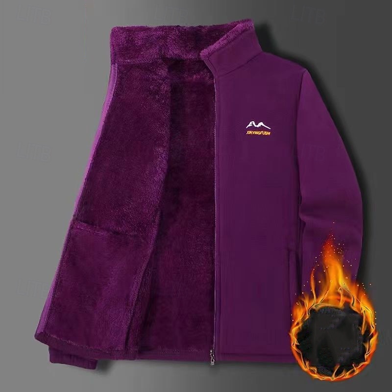 Pentru femei Jachetă cu fermoar complet Jachetă din fleece polar Rezistent la Vânt Cald Cu buzunare Manșon Lung Sport Culoare solidă Topuri Pentru Sală de fitness Exterior Alergat Îmbrăcăminte de 2026 - $26.99 –P9