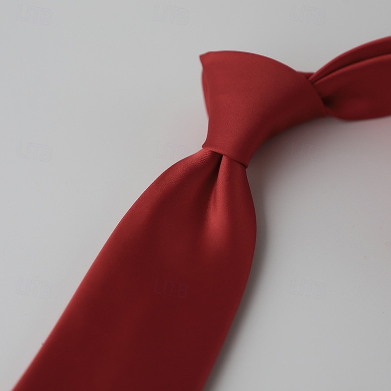 Men's Neckties Fashion Classic Modern Contemporary Plain Wedding Party Daily Wear 2026 - $8.99 –P12