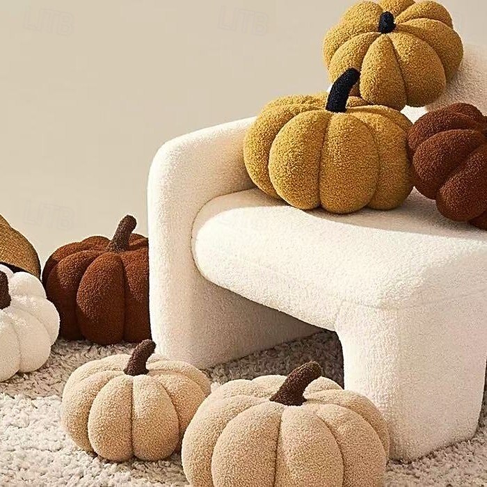 Creative Pumpkin Pillow Plush Cushion, Halloween & Christmas Decorative Throw Pillow for Sofa, Bed, and Home Decor 2026 - $13.99 –P1