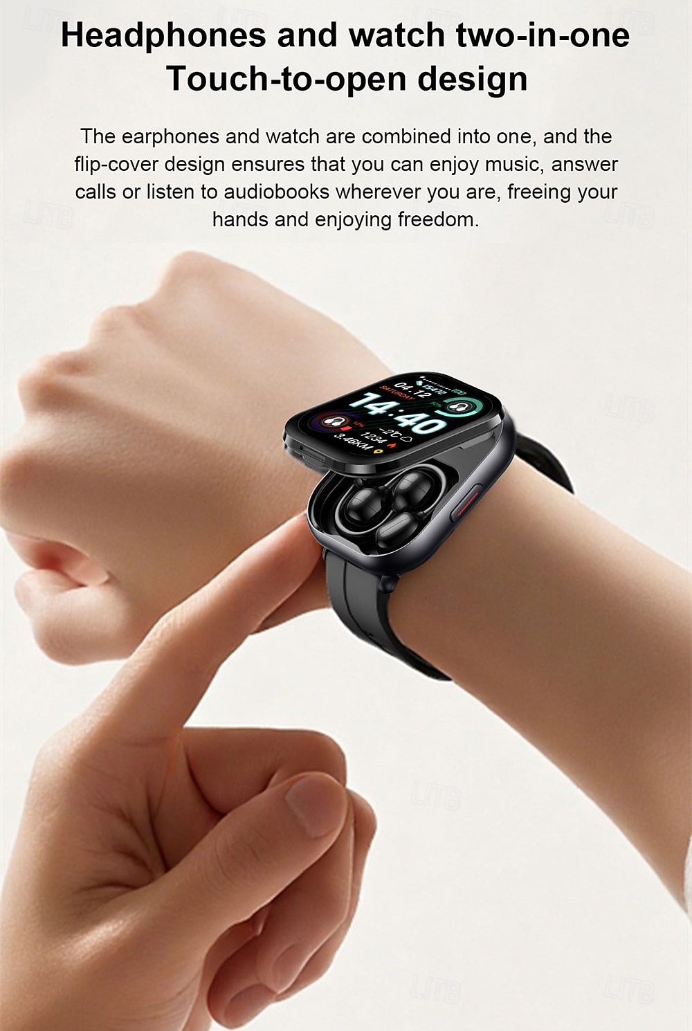 TWSD12 Smart Watch 2.01 inch Smartwatch Fitness Running Watch Bluetooth Temperature Monitoring Activity Tracker Sedentary Reminder Compatible with Android iOS Women Men Long Standby Hands-Free Calls 2025 - $55.99 –P3