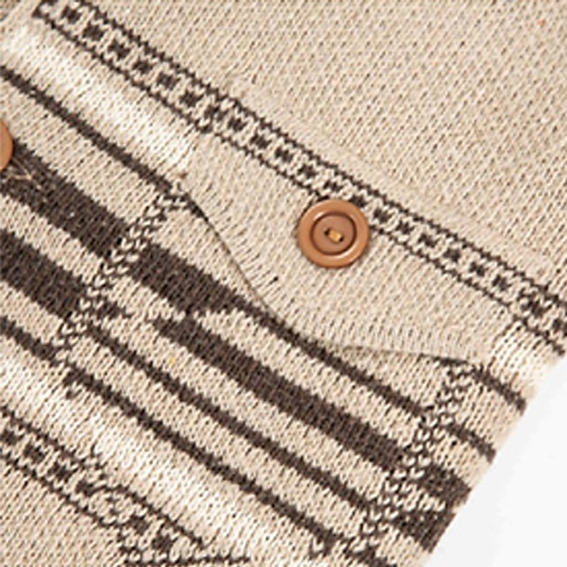 Hombre Pulóveres Chaqueta de Punto Suéter Fair Isle Estriado Tejer Tops regulares De Punto Plano Cuello Vuelto Vacaciones Moda Casual Ropa Cotidiana Ropa Otoño Primavera & Otoño Color Caquí M L XL 2026 - $45.99 –P3