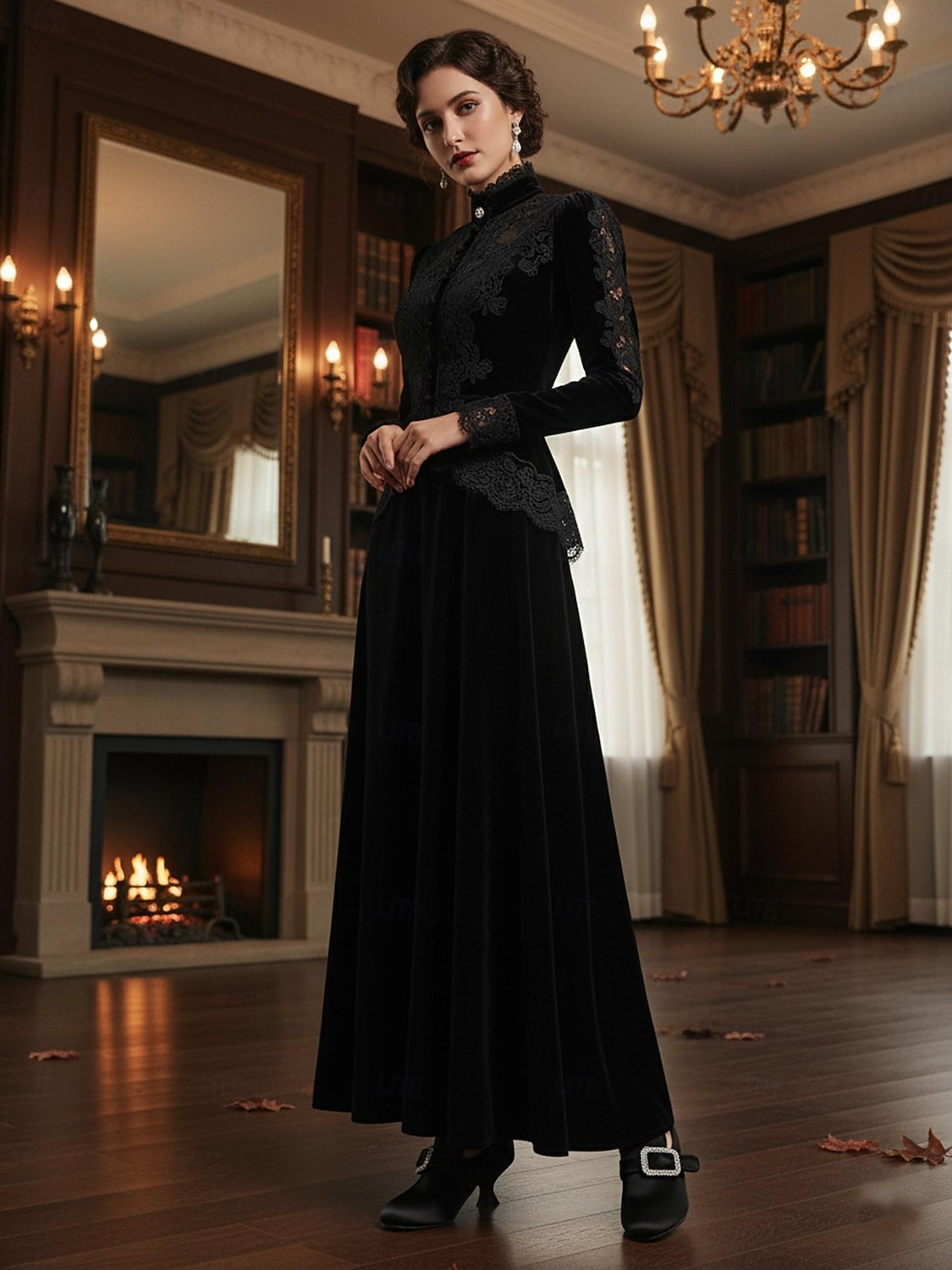 naisten 1920-luvun vintage-viktoriaaniset solkikorkokengät - edvardiaaniset satiinikengät kissanpentukorolla lolita-, rokokoo- ja gatsby-juhliin tai cosplay-asuihin 2025 - $54.99 –P1