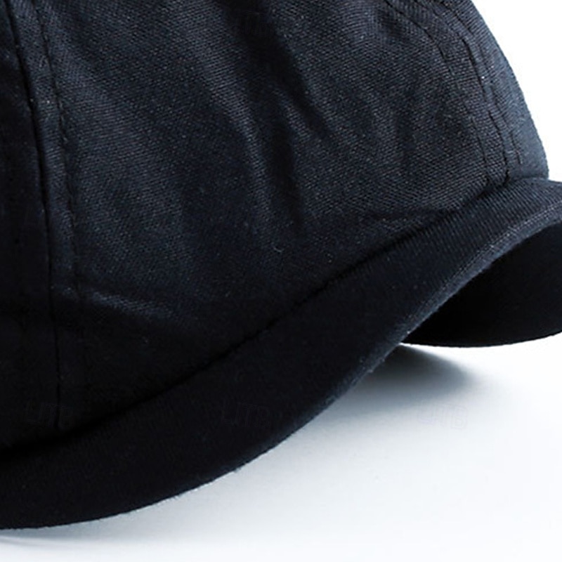 Herren Schiebermütze Ascot-Hut Zeitungsjungenmütze Schwarz Kaffee Baumwolle Mode Lässig Straße Täglich Einfach Verstellbar Sonnenschutz Atmungsaktiv 2026 - $15.49 –P9
