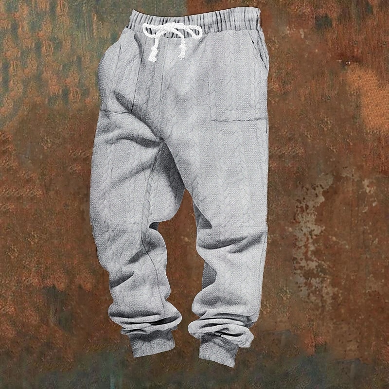 Homme Joggings Pantalon Jogger Pantalons Jacquard Cordon de serrage Avec Poches Uni Confort Sport en Plein Air Quotidien Mode Occasionnel Noir Blanche Micro-Élastique de 2026 ? $18.99 –P5