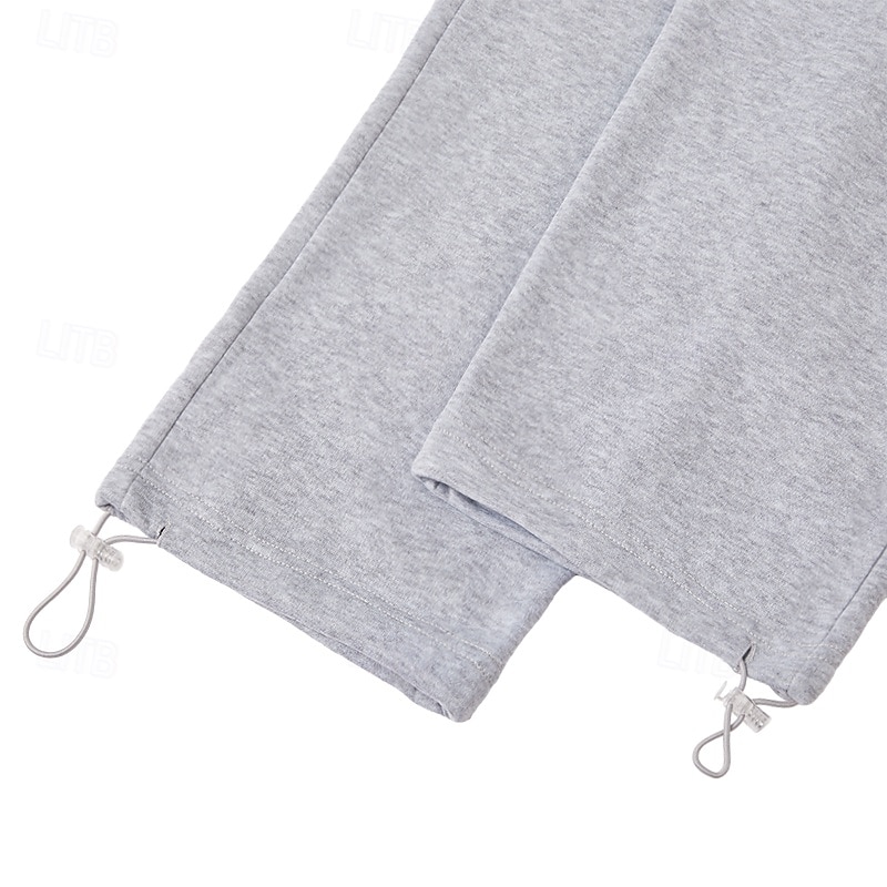 Men's Cargo Sweatpants Sweatpants Fleece Pants Joggers Trousers Drawstring Elastic Waist Multi Pocket Solid Color Windproof Outdoor Full Length Daily Streetwear Fashion Classic Style Loose Fit Black 2026 - €21.99 –P8