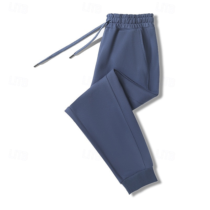 Per uomo Pantaloni da tuta Joggers Pantaloni Coulisse Tasca Elastico in vita Semplice Comodità Sport all'Aperto Quotidiano Moda Casual Nero Bianco Micro-elastico del 2026 a $20.99 –P5