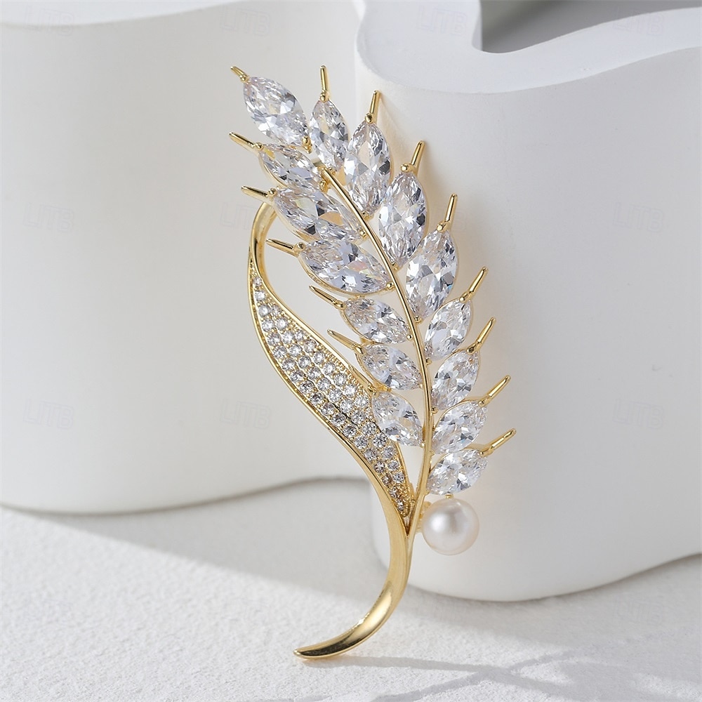 Brooches Classic Retro Floral Elegant Fashion Personalized Simple Brooch Jewelry White Yellow For Wedding Party Gift Engagement Prom Festival 2026 - $34.99 –P4