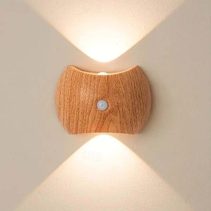 Luce notturna a LED intelligente con sensore di movimento PIR, lampada da parete portatile magnetica, 3 modalità di illuminazione, installazione wireless per terrazza, ingresso, camera da letto, del 2025 a $26.99 –P6