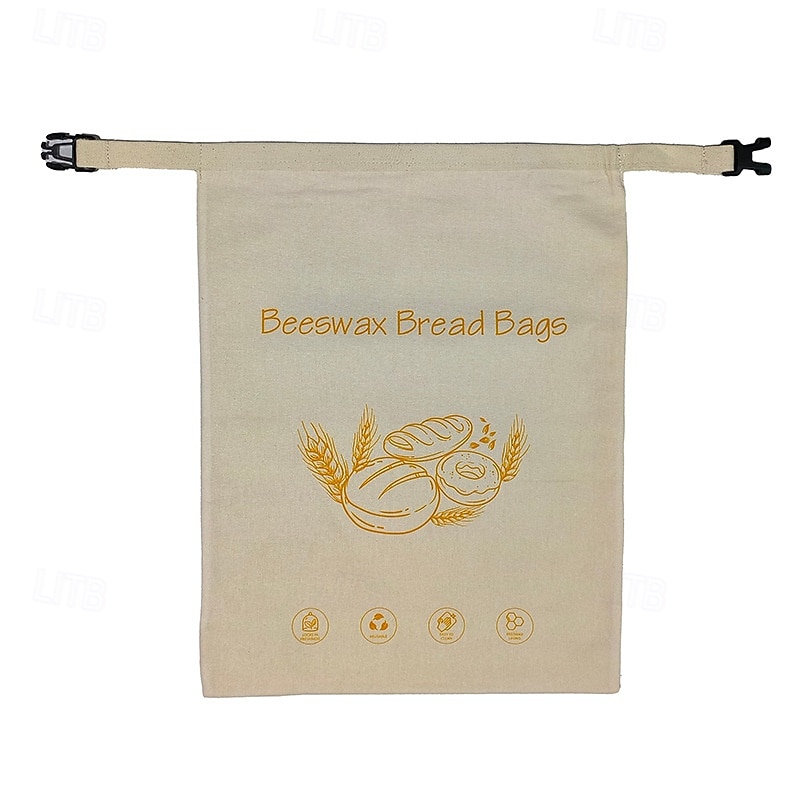 accès large à glissière en coton &Sacs à pain en cire d'abeille pour levain, sacs de conservation des aliments en cire d'abeille réutilisables, sac de conservation des aliments en coton extra large et de 2025 ? $19.49 –P11