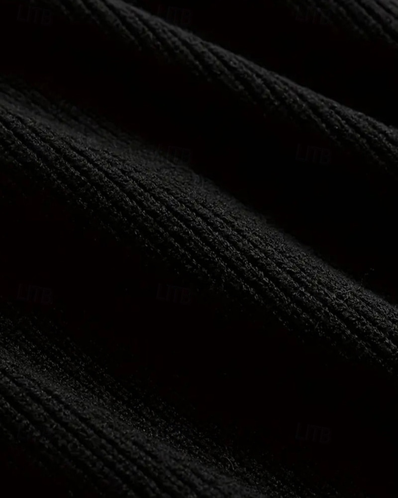 Ανδρικά Πουλόβερ γιλέκο Φόρεμα πουλόβερ Γιλέκο Πλεκτά Γιλέκο ζακέτα Κοτλέ Πλέκω Κανονικά μπλουζάκια Κουμπιά Σκέτο Λαιμόκοψη V Μοντέρνα Κλασσικό Διακοπές Καθημερινά Ρούχα Ρούχα Φθινόπωρο Χειμώνας Μαύρο 2026 - $13.99 –P6