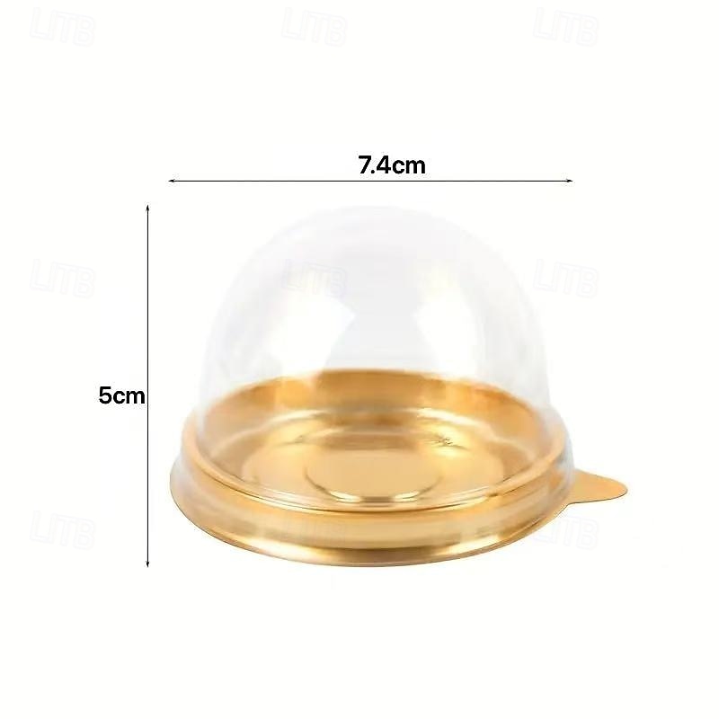 50ks průhledných krabiček na dezerty, stylové balení na dorty, sladkosti a čokolády, ideální pro svatby, sváteční oslavy, vánoční a halloweenské dárky. 2026 - $14.99 –P7