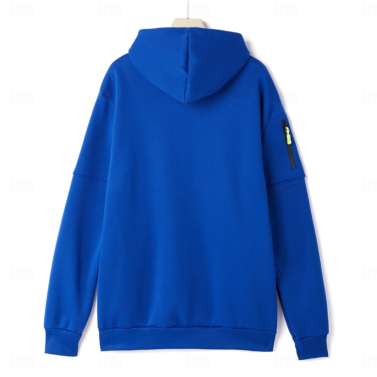 Per uomo Felpa con cappuccio Felpa con cappuccio a zip intera Felpa con cappuccio in pile Felpa con cappuccio foderata in pile Rosso bordeaux Nero Bianco Blu marino Blu Reale Con Cappuccio Semplice del 2025 a $23.99 –P10