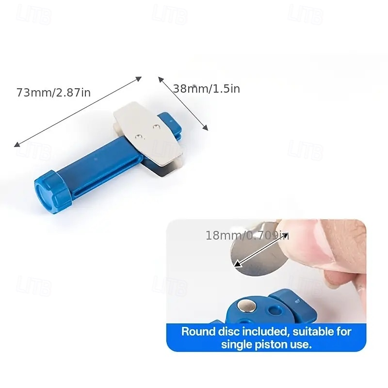 Outil de réinitialisation de piston d'étrier de frein hydraulique de vélo - système de levier réglable robuste de type acier au carbone &conception ergonomique pour l'entretien des vélos de de 2025 ? $11.99 –P8