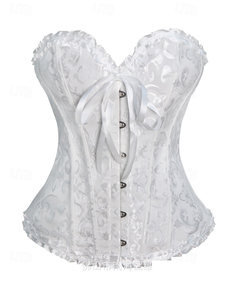 Damen Korsett Shapewear Taillenmieder Formende Unterwäsche Sexy Korsett Sexy Süß Einfarbig Rückenfrei Urlaub Straße Date Ärmellos Korsett Schwarz Weiß Rote Sommer Frühling Herbst Winter Figurbetonter 2026 - $31.99 –P3