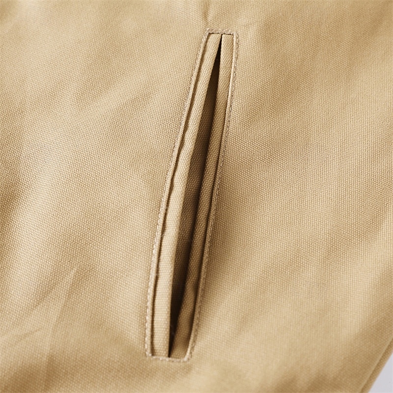 Per uomo Giacca Cargo Giacca Casual Vacanza Quotidiano Resistente all'usura Tasca Autunno Inverno Blocco di colori Moda Classico Bavero Regolare Nero Marrone Cachi Giacca del 2026 a $54.99 –P8