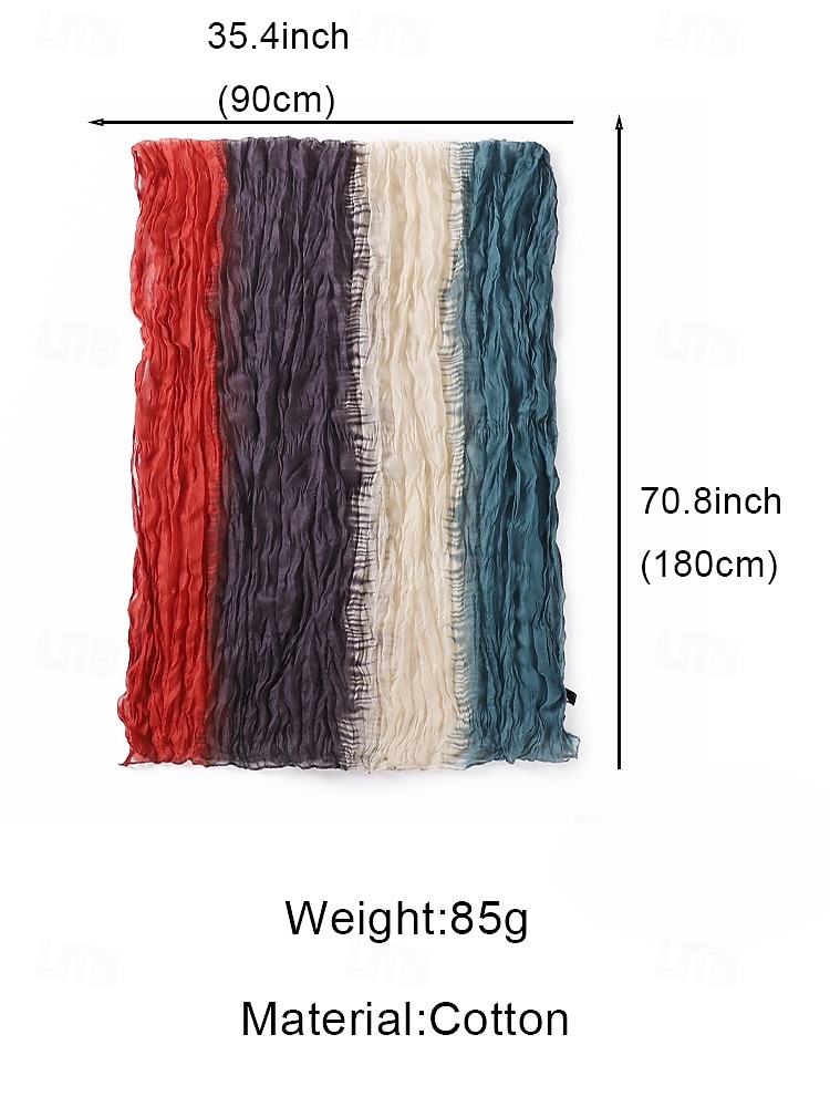 Geplooide sjaal voor heren in meerdere kleuren - zacht en stijlvol, perfect voor wintermode en kerstcadeaus 2026 - $11.99 –P9
