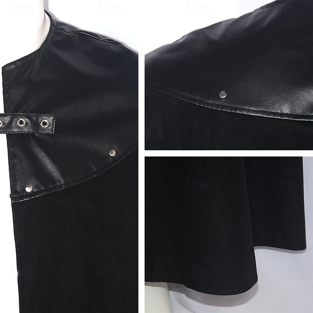 Retro / vintage Średniowieczne Renesansowa Peleryna Płaszcz Wampir Wiking celtycki rycerz Strój na bal maskowy Męskie Damskie Dla obu płci Celtyckie Halloween Karnawał Spektakl LARP Ren Faire Doroślu 2025 - $40.99 –P3