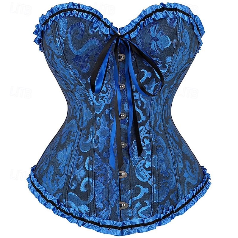Femmes Corset Shapewear Serre-taille Gaine Sculptante Corset sexy Sexy Doux Fleuri Dos nu Vacances Soirée Rue Sans manches Corset Rose Claire Marron Bleu de minuit Printemps Automne Coupe sur mesure de 2026 ? $32.99 –P6