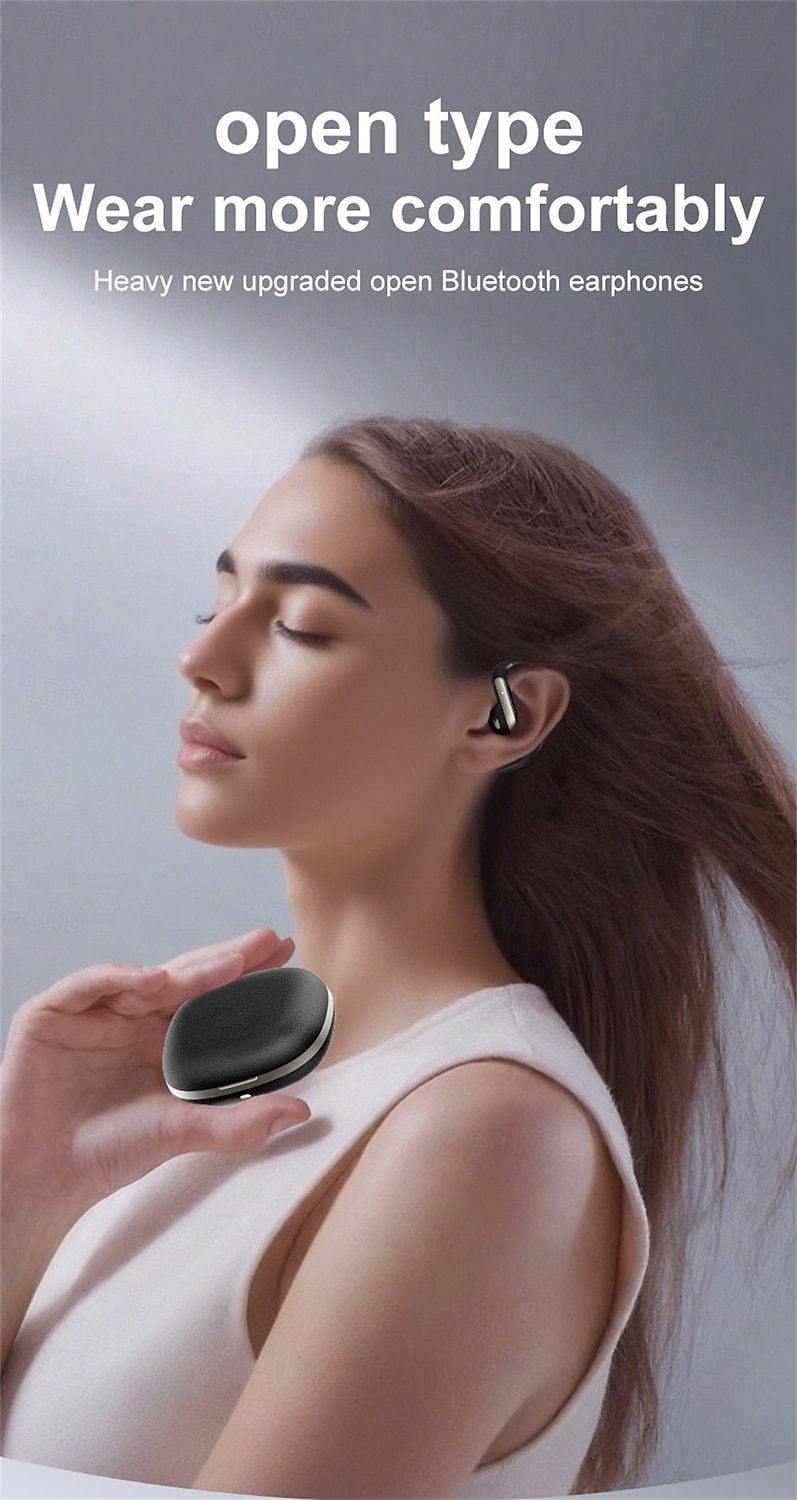 Cuffie con traduzione intelligente con intelligenza artificiale, cuffie sportive Bluetooth wireless di lunga durata, cuffie stereo con conduzione aerea semi-intraurale del 2025 a $23.99 –P1
