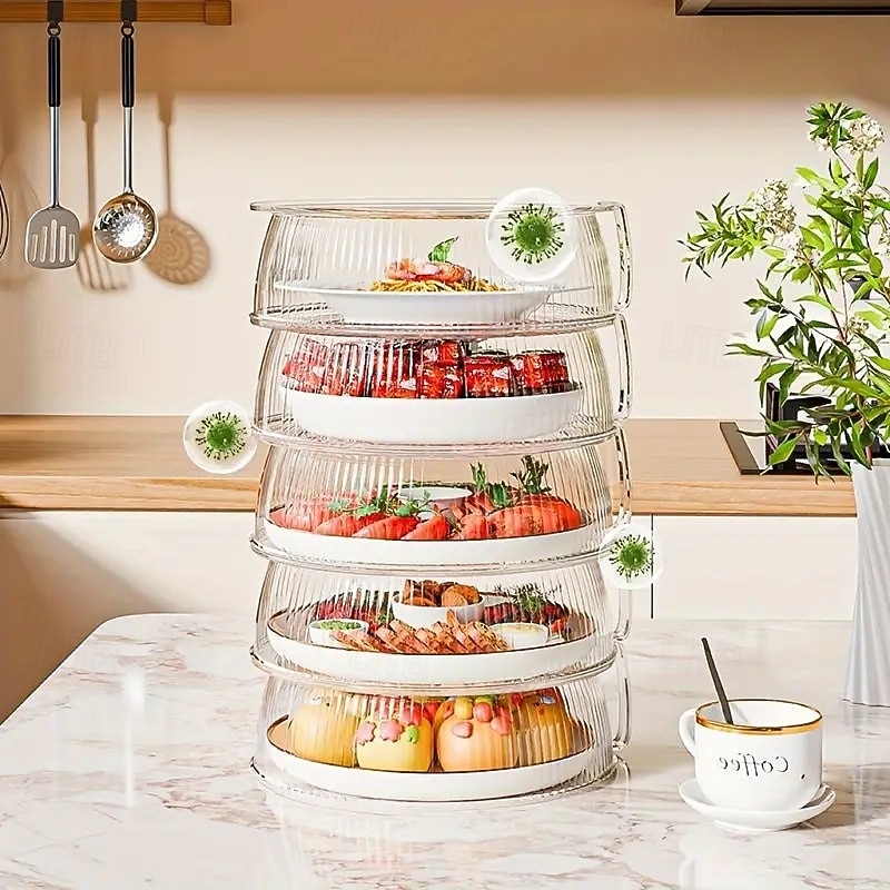 Couvercle anti-éclaboussures pour micro-ondes avec poignée – couvercle en plastique de qualité alimentaire résistant à la chaleur pour le réchauffage, la cuisson au four et la cuisine en extérieur de 2025 ? $16.99 –P4