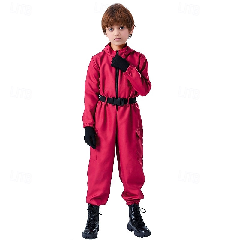 Guardia Roja Disfraz Mono Horror Disfraz de miedo for Hombre Chico Niños Adulto Víspera de Todos los Santos Carnaval Rendimiento Fiesta 2026 - $30.99 –P4