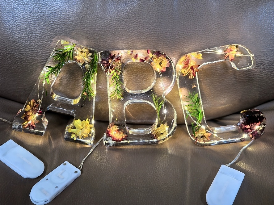 1 шт. светодиодный ночник 11,5 см с 26 буквами, теплый свет в виде сухого цветка, настольное украшение, декоративный светильник, светильник для украшения Рождества, Хэллоуина, свадьбы, дня рождения, вечеринки 2025 - $12.99 –P3