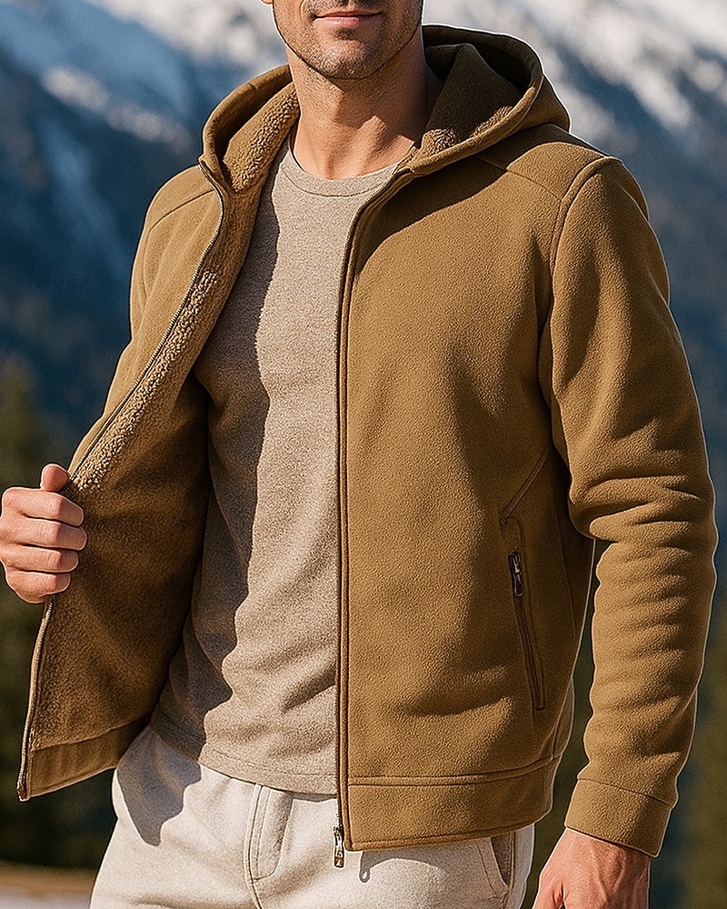 Dame Turjakke Fleece-jakke Termisk jakke Utendørs Termisk Varm Turantrekk Turklær Vinter Høst Topper Fisking Camping / fotturer / grotting Løp Helfarge Svart Blå Grønn 2025 - $46.99 –P4