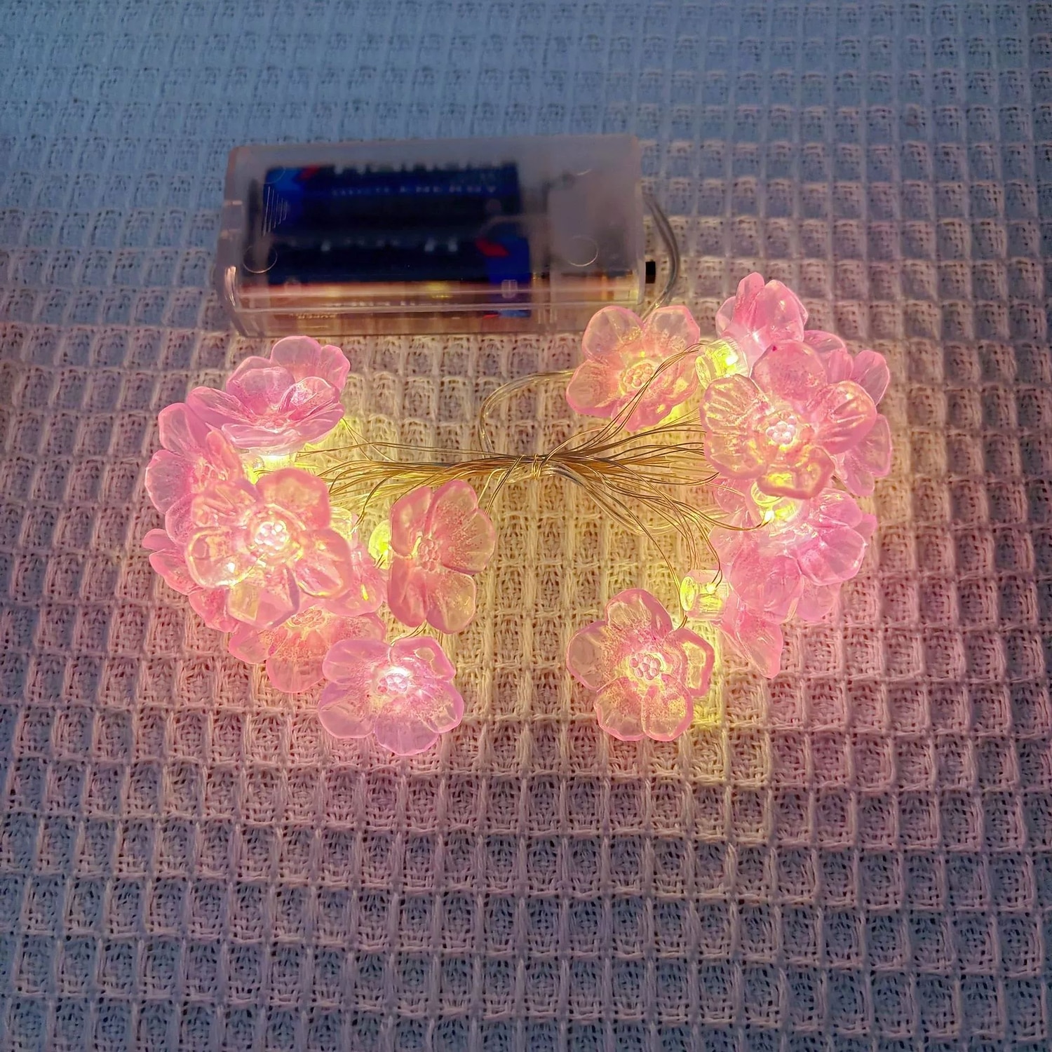 LED kuparilankavalot Pinkki flamingo joulun keijukaisnaruvalo 2m 20LED paristokäyttöinen kirsikkapuun kukkavalot jouluhäät uudet vuosi juhlat syntymäpäivä kotipuutarhakoristukset 2025 - $10.49 –P10