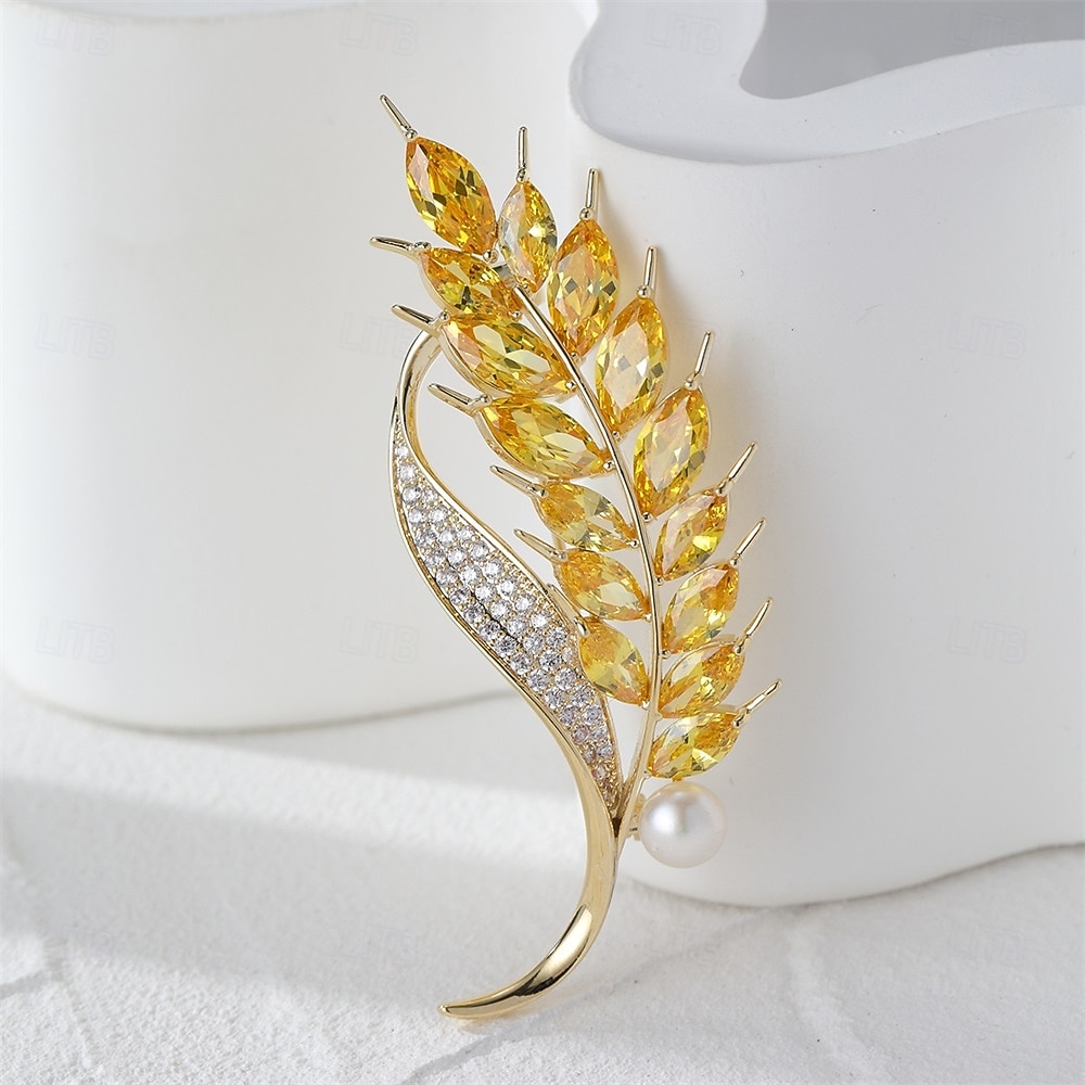 Brooches Classic Retro Floral Elegant Fashion Personalized Simple Brooch Jewelry White Yellow For Wedding Party Gift Engagement Prom Festival 2026 - $34.99 –P8
