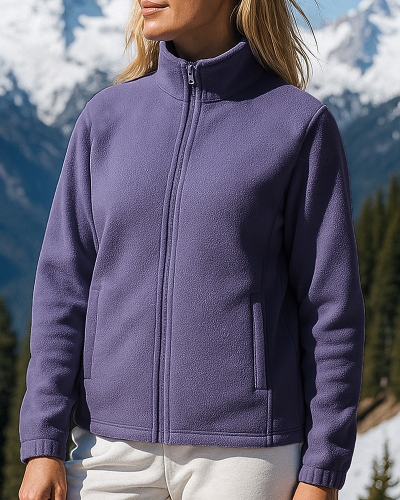 Mulheres Jaqueta de Trilha Casaco de lã Casaco de inverno Ao ar livre Térmica Quente Roupas de caminhada Roupas de caminhada Inverno Outono Blusas Pesca Campismo / Escursão / Espeleologismo Corrida de 2026 por $32.99 –P9