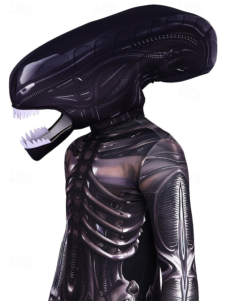 Alien Xenomorf Maszk Jelmez Body Borzalom Ijesztő jelmez Filmsztár jelmez for Férfi Felnőttek Mindszentek napja Farsang Teljesítmény Parti 2025 - $40.99 –P4