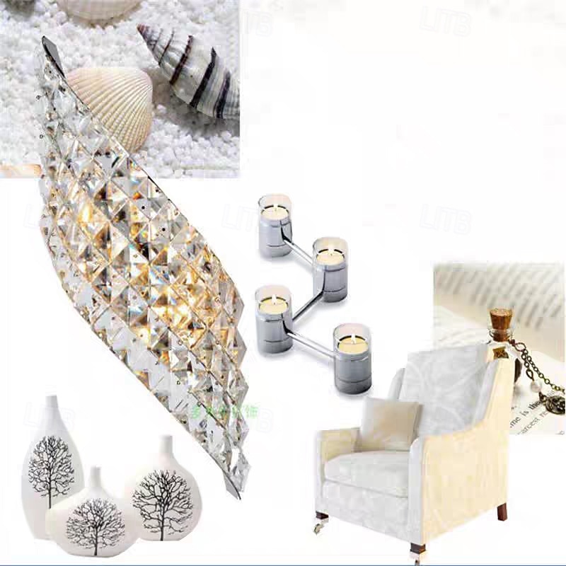 Modern Crystal Wall Sconce LED Wall Lamp Crystal Bedside Night Light for Bathroom, Bedroom, Living Room, Entryway 2026 - $104.99 –P3