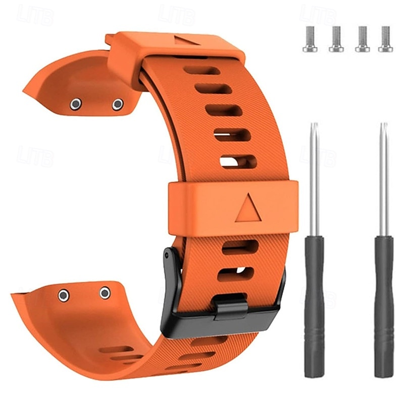 2026年 時計バンド のために ガーミン Forerunner 35/30 シリコーン 置換 ストラップ 取り外しツール付き 女性 男性 スポーツバンド モダンバックル リストバンド  コレクション – $14.99 –P6
