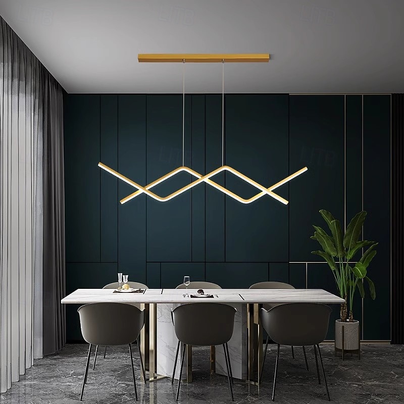 lustres, luzes led, luminárias suspensas para teto/ilha de cozinha, modernos para sala de estar, quarto, escritório, altura ajustável de 2026 por $229.99 –P4