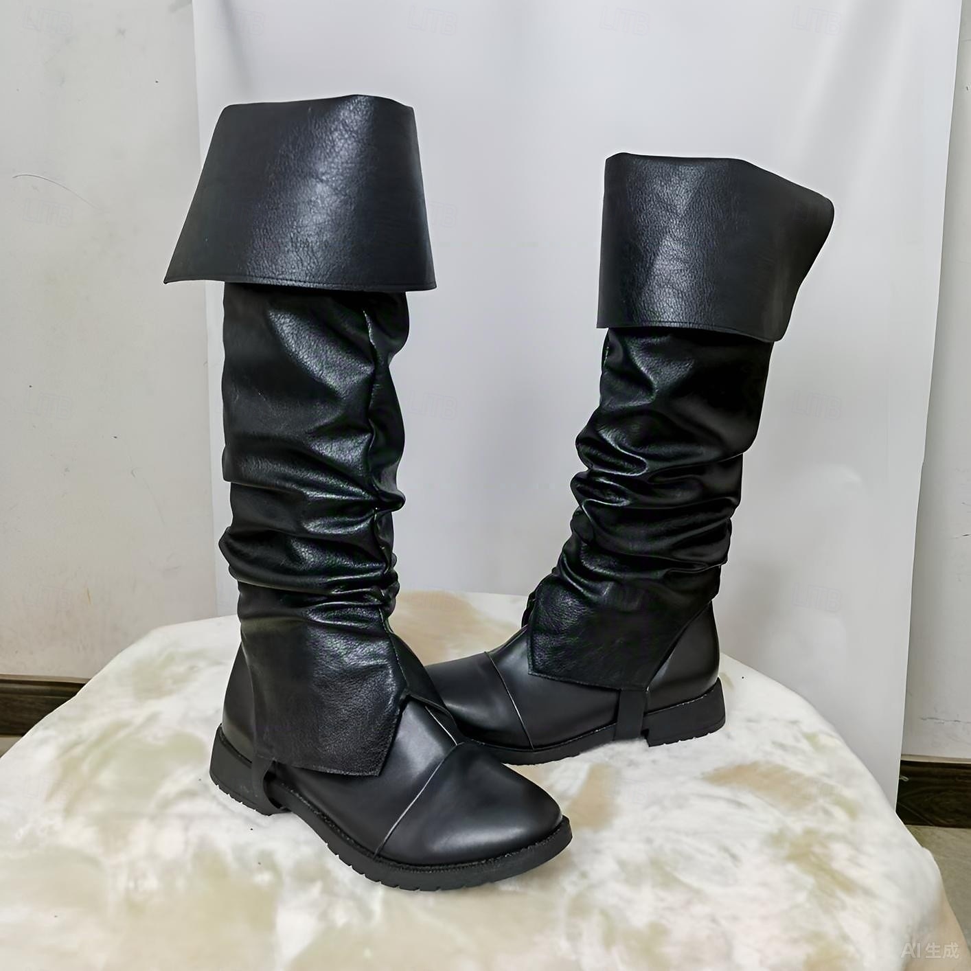 Retro Středověké Renesanční Návleky na boty Pirát Viking Křižák Maškarní kostým Pánské Pirát Steampunk předvečer Všech svatých Plesová maškaráda LARP Ren Faire Dospělé Kryt obuvi 2025 - $49.99 –P1
