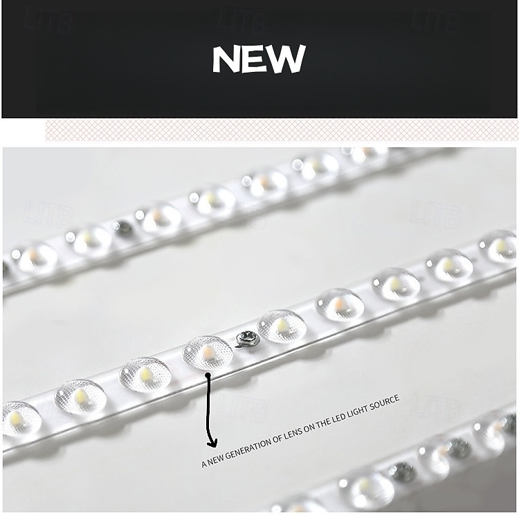 5-Light 40 cm Dimbaar Plafondlampen Acryl Acryl Moderne stijl Modern 110-120V 220-240V 2026 - $86.99 –P3