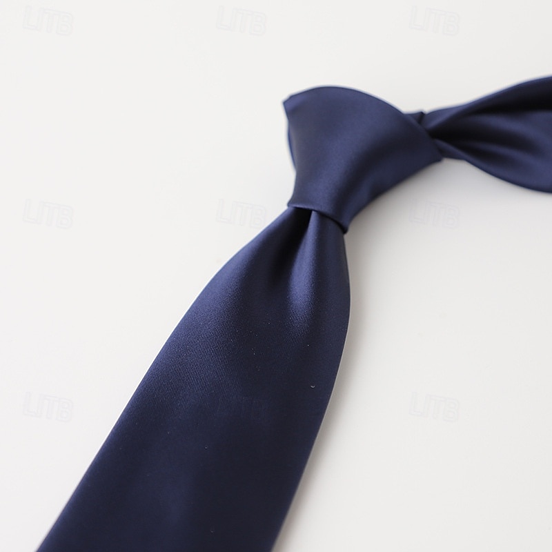 Men's Neckties Fashion Classic Modern Contemporary Plain Wedding Party Daily Wear 2026 - $8.99 –P6