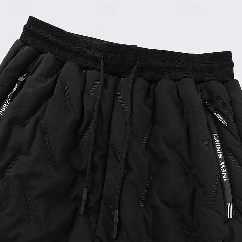 Herren Winter-Jogginghose Shrepa Fleecehose Dick Mit Taschen Unterteile Fitnessstudio Athleisure Trainieren Herbst Winter Winddicht Warm Fitnessstudio Outdoor Laufen Normale Passform Sportbekleidung 2026 - $21.99 –P10
