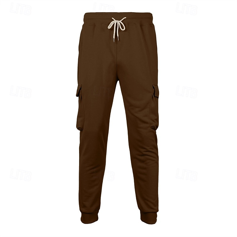 Per uomo Pantaloni da Tuta Cargo Pantaloni da tuta Joggers Pantaloni Coulisse Tasca Elastico in vita Semplice Comodità Quotidiano Sport all'Aperto Moda Casual Rosa Rosso Micro-elastico del 2026 a $20.99 –P9