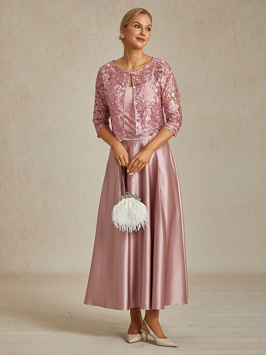 Femmes Jupe Élégant ancien Mode Maxi Taille Moyenne Jupes Froncé Plissé Avec Poches Micro-Élastique Nouvel An Tenue de soirée Rose Printemps Soie comme le satin de 2025 ? $28.99 –P10