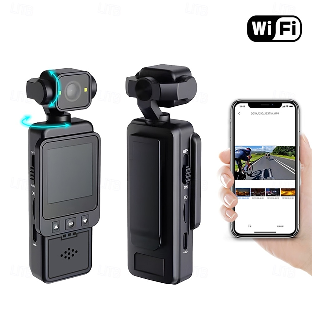 DV-01 Action Camera Portable Recording Image and Video Function Mini WIFI Control 1.6 inch 48MP 1080p 128 GB Street 2025 - $42.99 –P16