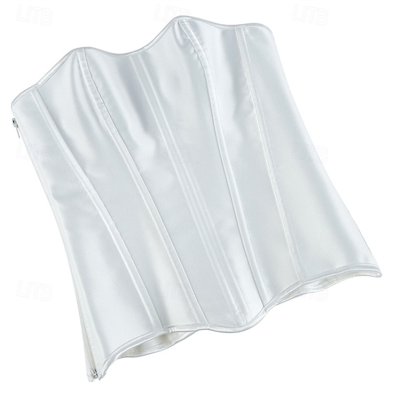 Жен. Корсет Корректирующее белье Утягивающее белье Корректирующее белье Сексуальный корсет Мода Секси Чистый цвет Молния Открытая спина Отпуск Для улицы Свидание Без рукавов холодный прием 2026 - $33.99 –P14