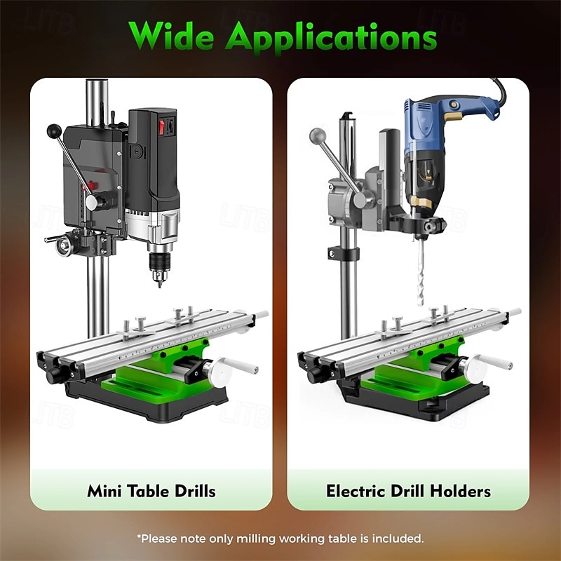 Mini Multifunction Drilling&Milling Machine Worktable Drill Vise Fixture Table Machine Tool for Bench Drilling Cross Slide Table 2026 - $100.99 –P10
