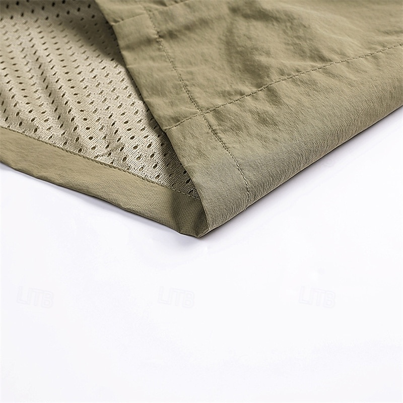 Ανδρικά Veste Gilet Γιλέκο ψαρέματος ΕΞΩΤΕΡΙΚΟΥ ΧΩΡΟΥ Καθημερινά Μοντέρνα Καθημερινό Άνοιξη Φθινόπωρο Κουμπώσου Τσέπη Νάιλον Άνετο Σκέτο Φερμουάρ Όρθιος Γιακάς Κανονικό Μαύρο Λευκό Χακί Πράσινο Χακί 2026 - $34.99 –P11