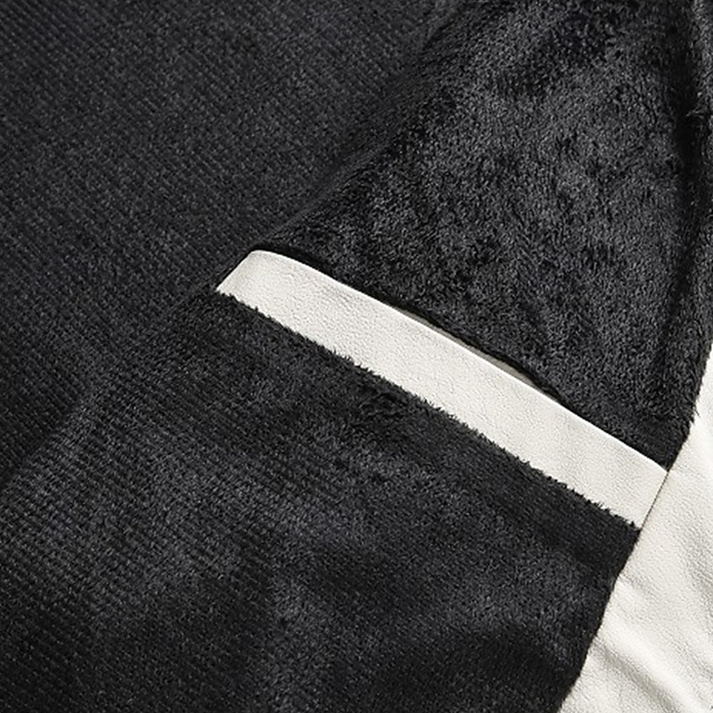 Men's Faux Leather Jacket Fleece Jacket Biker Jacket Motorcycle Jacket Vacation Daily Windproof Warm Pocket Fleece Fall Winter Plain Fashion Classic Stand Collar Regular Black White Wine Jacket 2025 - $54.99 –P14